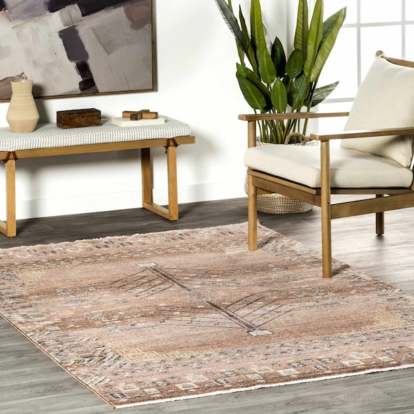 Nuloom Talulla Vintage Arrow Fringe Area Rug 4ft x 6ft KHMC56A-406 - main